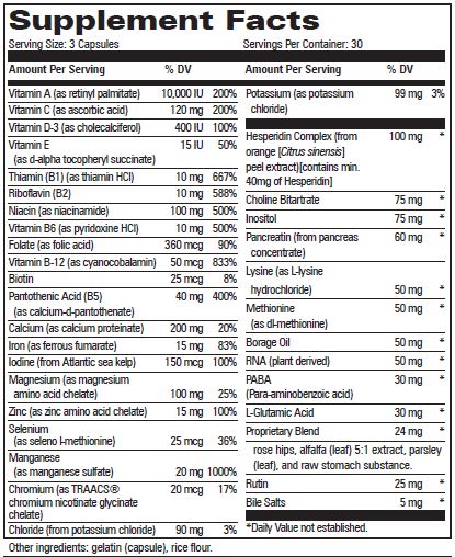 Multi-Capsules Vitamin + Mineral