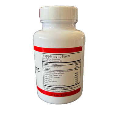 muscle fortress evaporate nutrition label